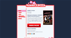 Desktop Screenshot of hammyspizza.com
