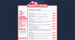Desktop Screenshot of order.hammyspizza.com