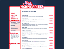 Tablet Screenshot of order.hammyspizza.com